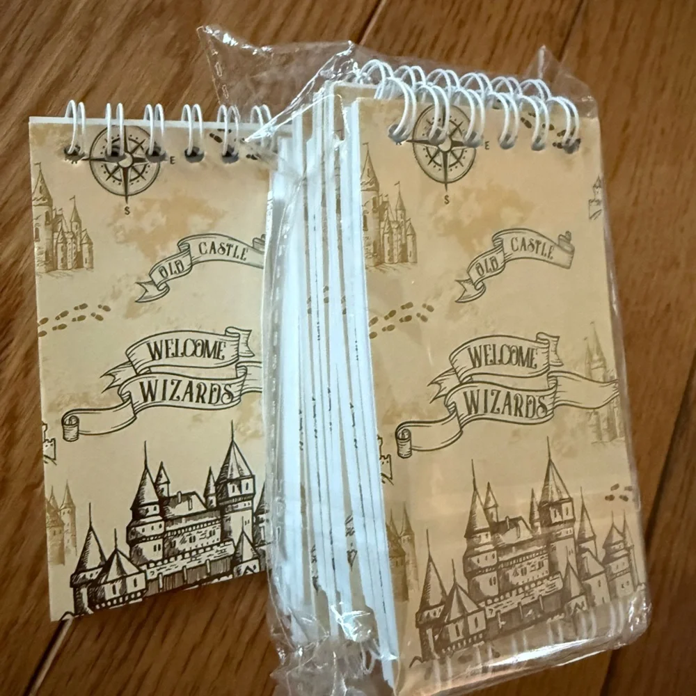 Bundle of 10 wizard mini notebooks
